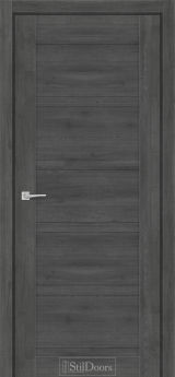 Міжкімнатні Двері StilDoors Romanda (40мм.) Дуб Смокі Глухе