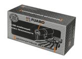 Циліндровий механізм R600/70 mm (30+10+30) PB латунь 5 кл. FUARO (з індивідуальним ключем) - Изображение 2