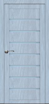 Portalino PL-02 PVC (38 мм) Мессіна срібна (плівка пвх) BLK