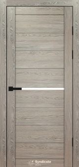 Міжкімнатні двері Syndicate Doors (40 мм)  PVC SD-129 Дуб натуральний Сатин
