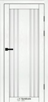 Міжкімнатні двері Syndicate Doors (40 мм)  PVC SD-126 Біла структура Сатин