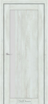 Міжкімнатні Двері StilDoors Bellano (40мм.) Вуд Стайл Сатин білий