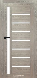 Міжкімнатні двері Syndicate Doors (40 мм)  PVC SD-101 Дуб натуральний Сатин