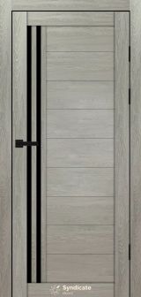 Міжкімнатні двері Syndicate Doors (40 мм)  PVC SD-135 Дуб ровера Чорне
