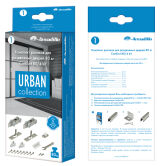 Комплект роликів для розсувних дверей DIY Comfort 80/4 kit (877+882) ARMADILLO (Раздвижные системы) - Изображение 2
