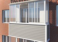 П-образные балконы