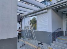 08.09.2023 Закінчили монтаж відделень Ощадбанку